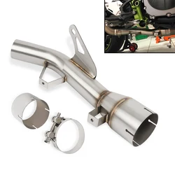 For Kawasaki Z 900 Z900 Z900e 2017-2021 2020 Motorcycle Steel Eliminator Exhaust Muffler Mid Link Pipe Kit