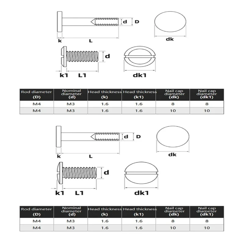M4 النحاس الصلبة ملزمة شيكاغو مسامير حزام المسمار مسمار المسامير لألبوم الصور الجلود الحرفية حزام المحفظة السحابات