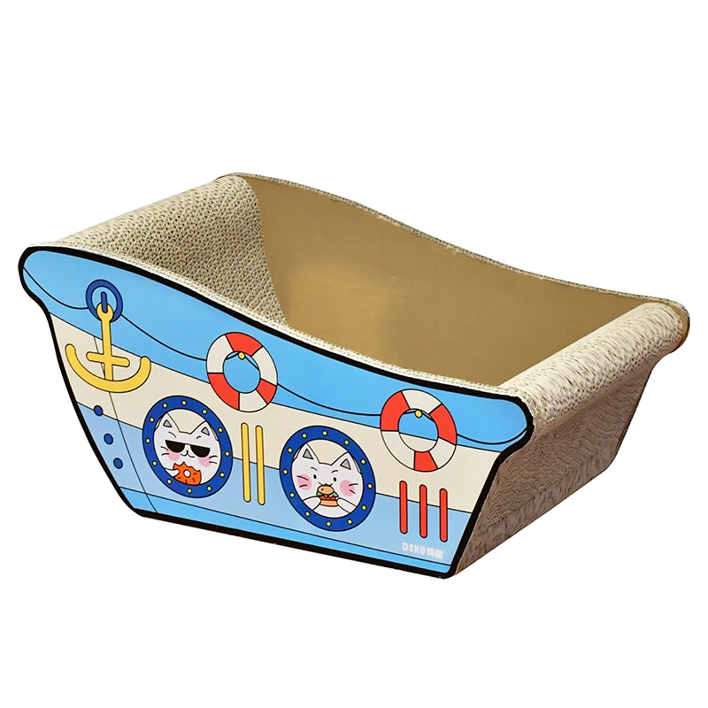 Cat Cardboard Scraper Corrugated Bed Indoor Cat Kitten Scraper Board Free Catnip