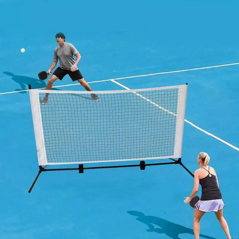 Pickleball Training Net Compact Training Net for Tennis Ball Quick Setup Home Equipment Pickle Ball Equipment for Backyard