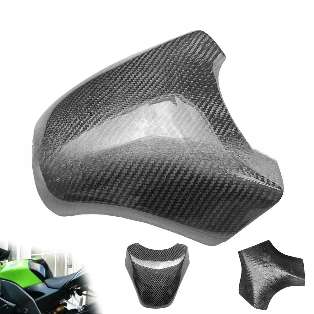 

Motorcycle Real Carbon Fiber Fuel Gas Tank Cover Protection Guard Pad fit For Kawasaki Ninja ZX10R ZX-10R 2004 2005 04 05