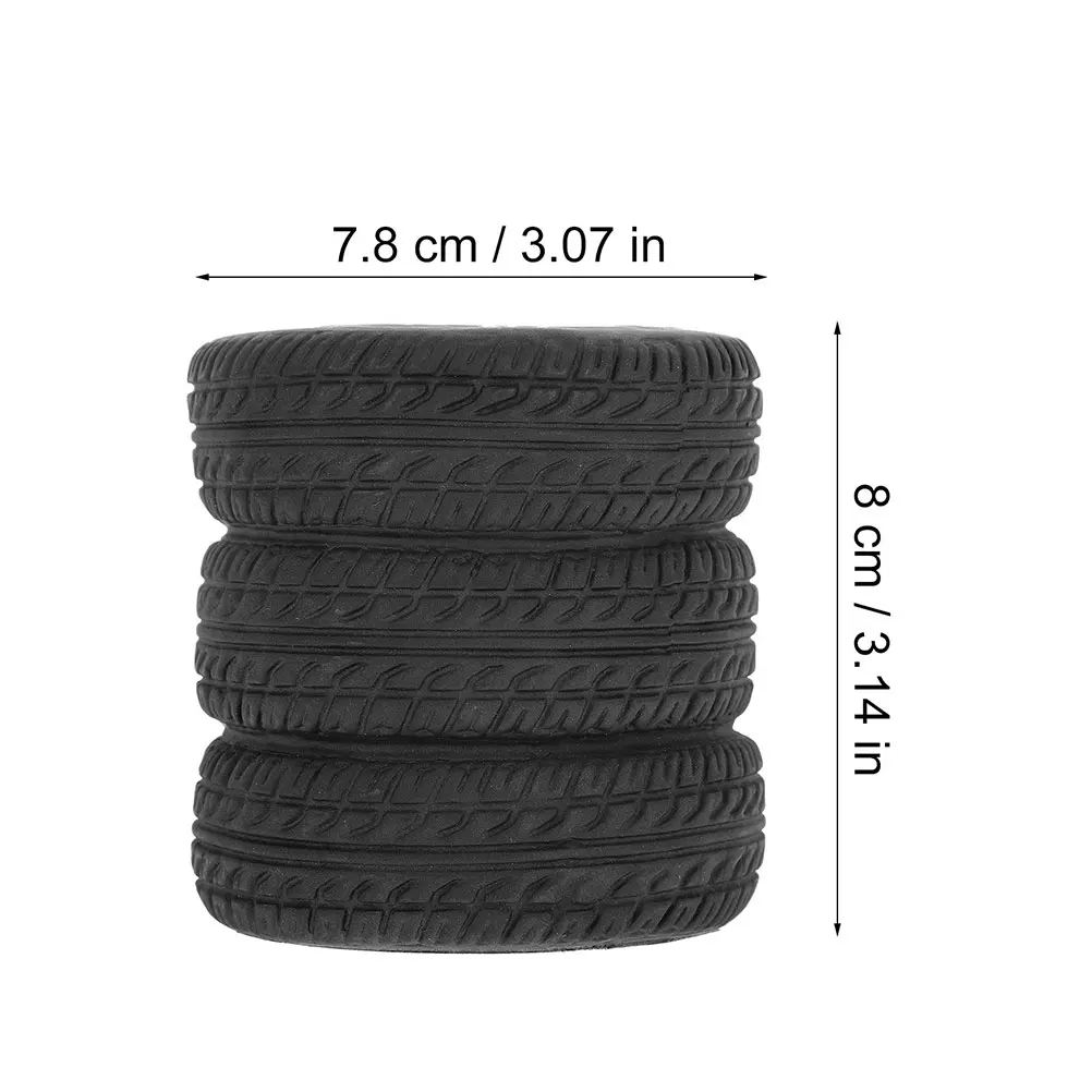 

4pcs Tire shaped Pen Holder Multifunction Pen Holder Makeup Brush Holder Makeup Brush Table Container Office Pen Organizer