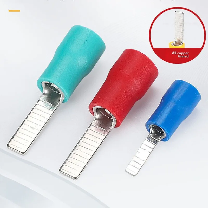 DBV Insulated Cold Pressed Terminal Block C45 Switch Plug Copper Joint Wire Ear sheet shape Crimp Terminals Electrical Connector