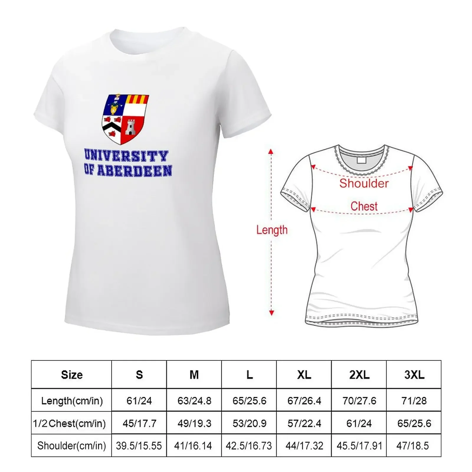 University of Aberdeen T-shirt Aesthetic clothing summer top t-shirt dress for Women plus size sexy