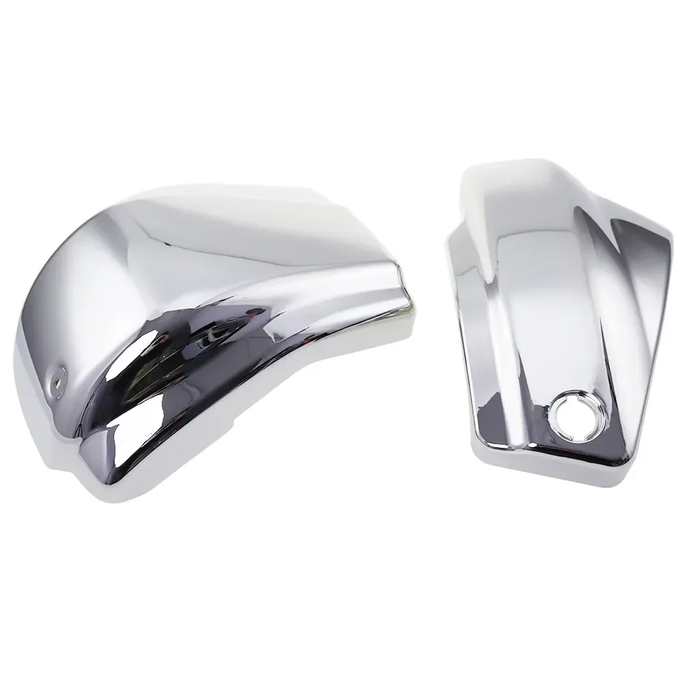 Motorcycle Battery Side Fairing Cover For Yamaha Dragstar V-Star XVS1100 Classic Custom 1999-2011 2004 2005 2006 Chrome Black