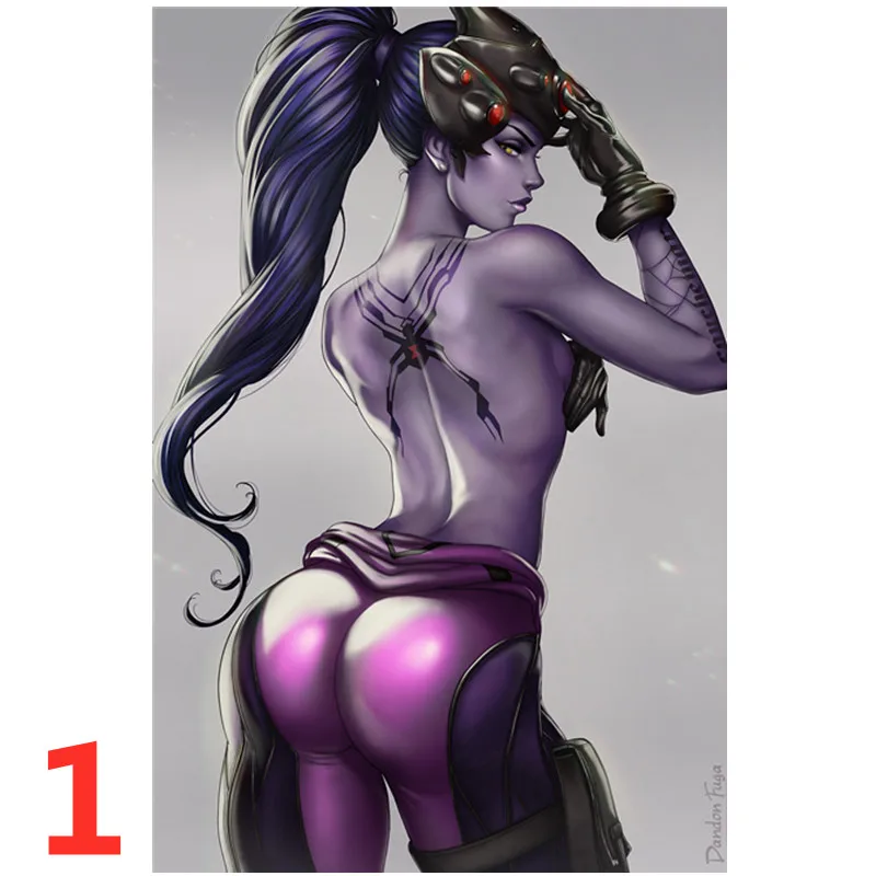 Widowmaker Overwatch Video Game Poster Anime Poster Canvas Paintings Live Room Wall Decor Wallpaper Home Decoration Painting