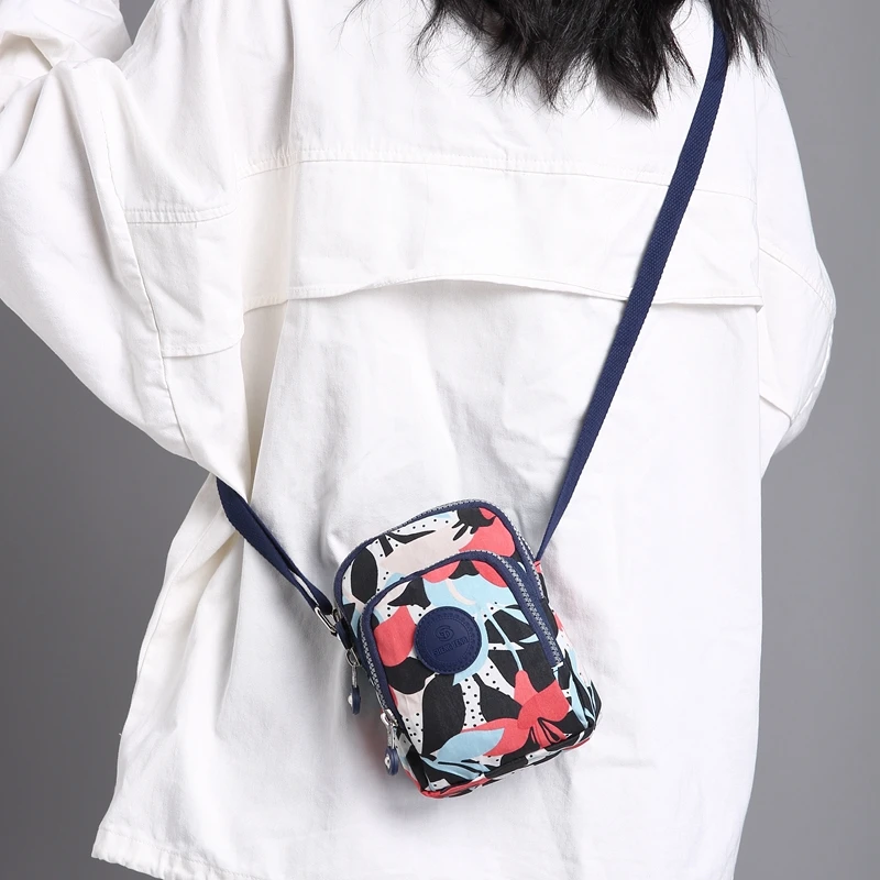 

Vertical Canvas Wallet Women's Crossbody Phone Bag Faionable Versatile oulder Bag Key Coin Purse Polyester Fiber