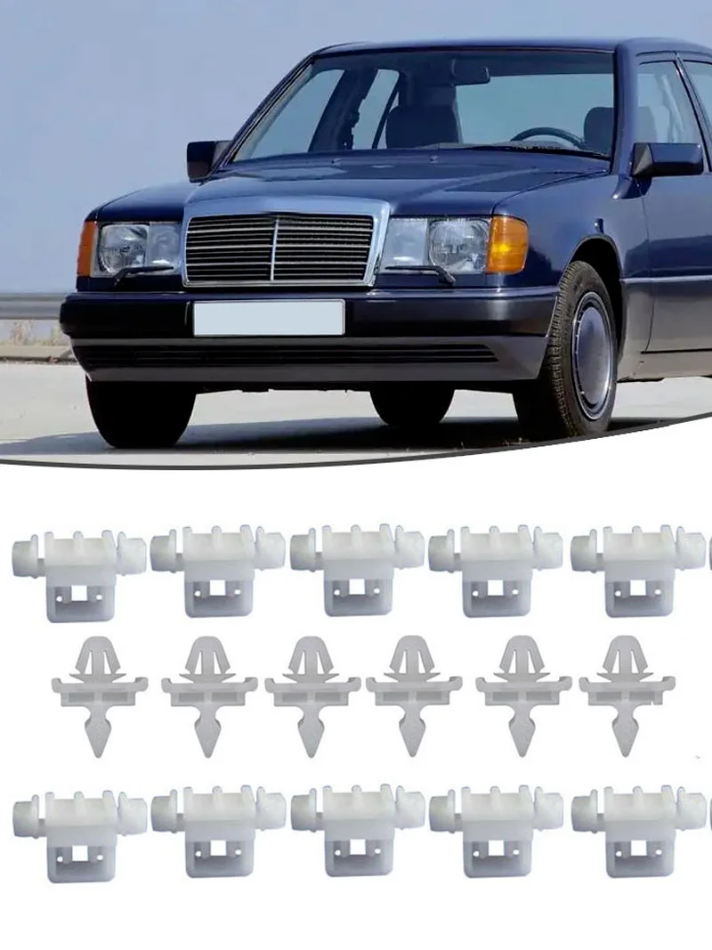 30 szt. Do Sacco 190 W201 W124 A124 S124 na boczne drzwi samochodu listwa wykończeniowa stałe klipsy A0019884981 A0019885181 akcesoria samochodowe