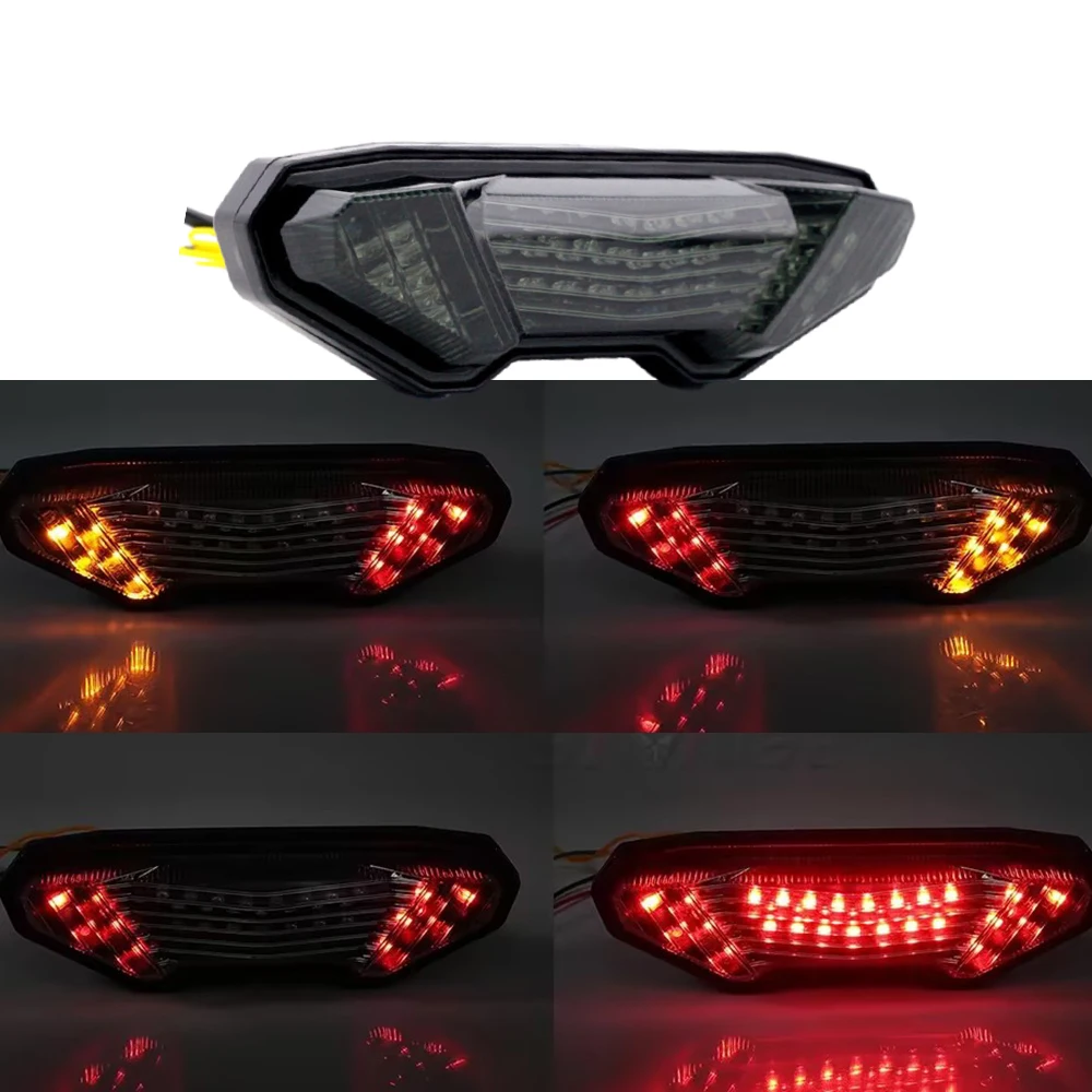 LED Motorcycle Turn Signals Integrated Tail Light Rear Brake Taillight for YAMAHA MT-09 2014 2015 2016