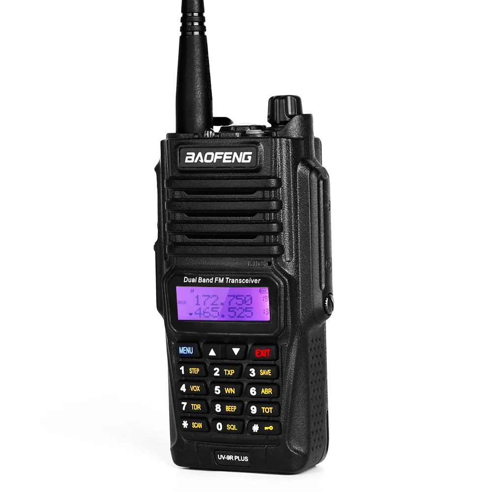 Baofeng UV-9R PLUS VHF UHF Radio 8watte Dual Band Two Way Radio BAOFENG Uv-9rplus Handheld Wakie Talkie Waterproof Radio - Image 2
