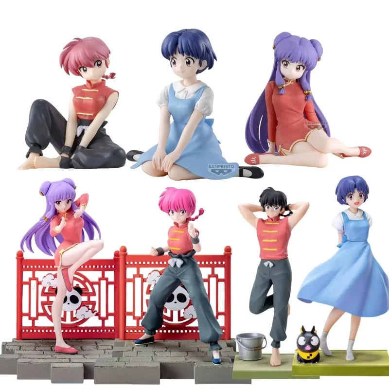 

В наличии, оригинальная модель высокого качества, Bandai SEGA Luminasta Ranma 1/2 14x18 см, фигурка шампуня, коллекции аниме, игрушки, подарки