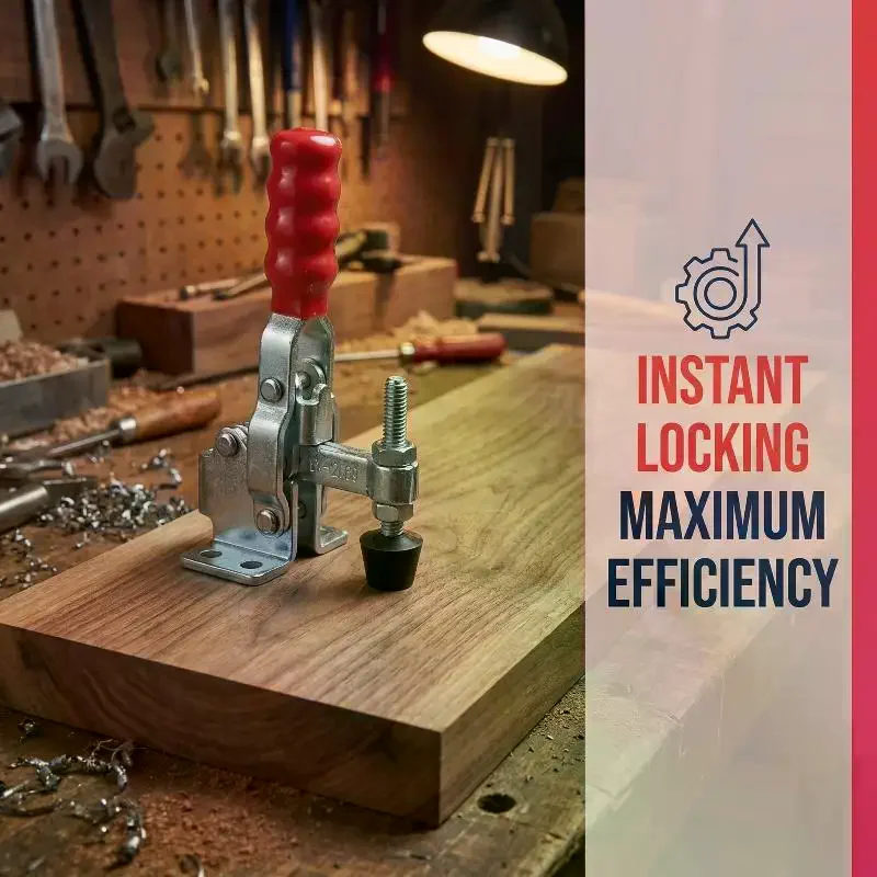 Vertical Quick Release Clamp Heavy Duty Woodworking Tool for Carpenter Workshop Fast Wood Fixing