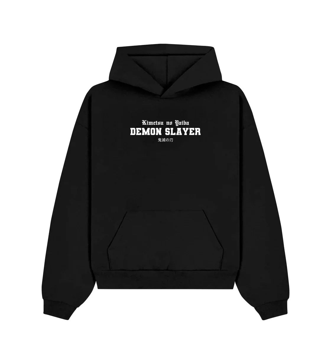 Demon Slayer Japanischer Anime-bedruckter Kapuzenpullover aus reiner Baumwolle für Männer und Frauen, übergroße Mode, Retro-Herbst- und Winter-Hoodie-Oberteile