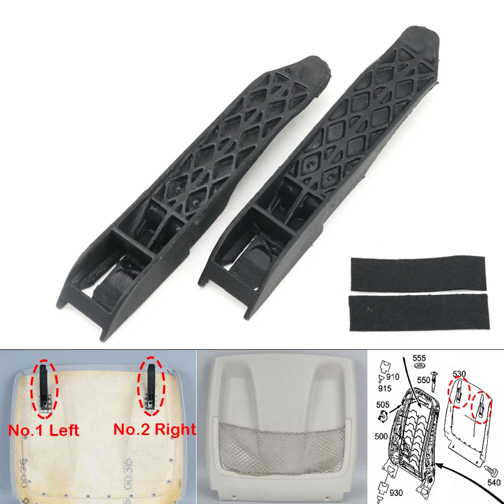 Front Seatback Cover Backrest Fixed Hook Clip Buckle For Mercedes Benz R M GL Class X164 GL450 W164 ML350 W251 R280 R550 R63 AMG