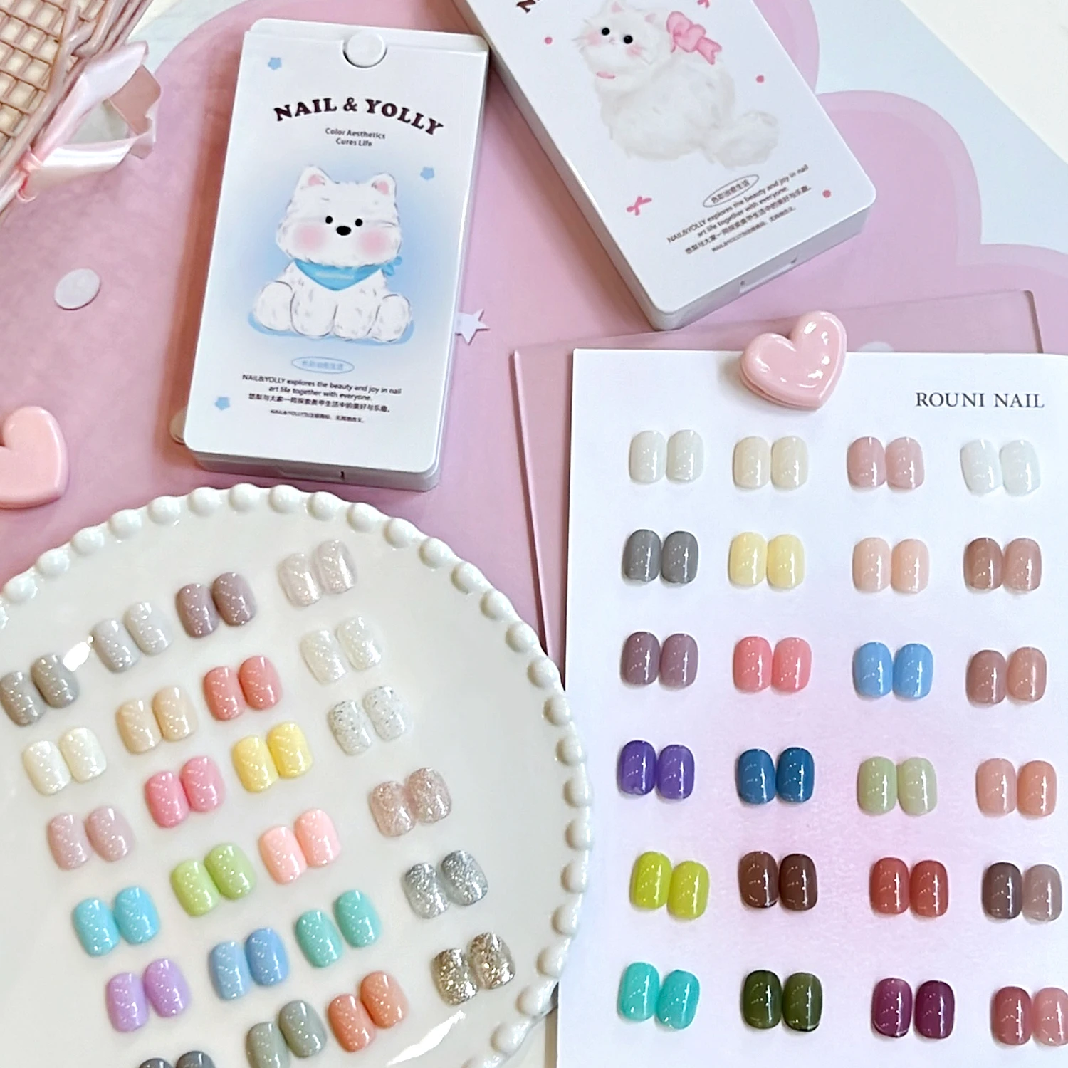 18色ネイルクリームアートセミパーマネントジェルソリッドジェルニスセットヌードカラーグリッターUVジェルポリッシュパレット全てマニキュア用