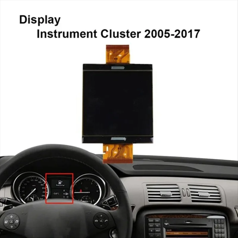 

Car Speedometer Dashboard Display for Mercedes Benz ML W164 GL X164 LCD Display Screen Replacement AMEXIAOXU