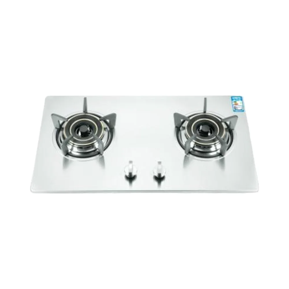 ALK Stainless Steel Built in Table Double Burner Gas Stove Kitchen Gas Stoves for Home Kitchen