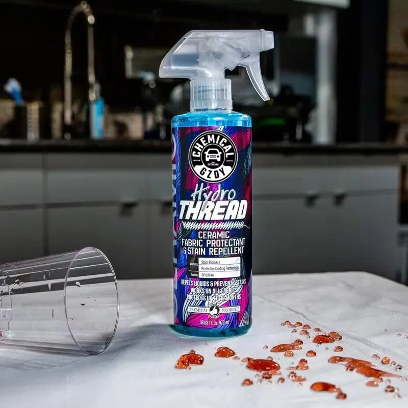 16 oz HydroThread Ceramic Fabric Protectant & Stain Repellent High Shine Effect Car Care Product