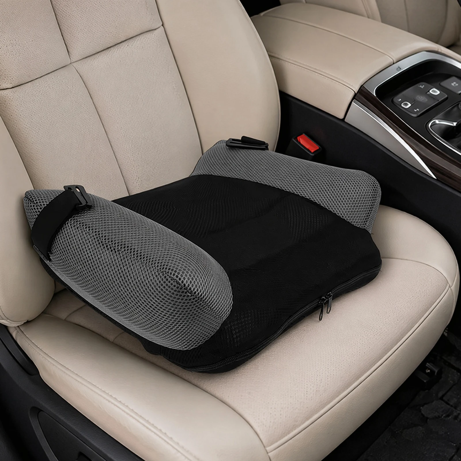 Universal Travel Booster Cushion Quick Inflate/Empty Blow Up Booster Car Seat for Home Office Outdoor Camping Dinner
