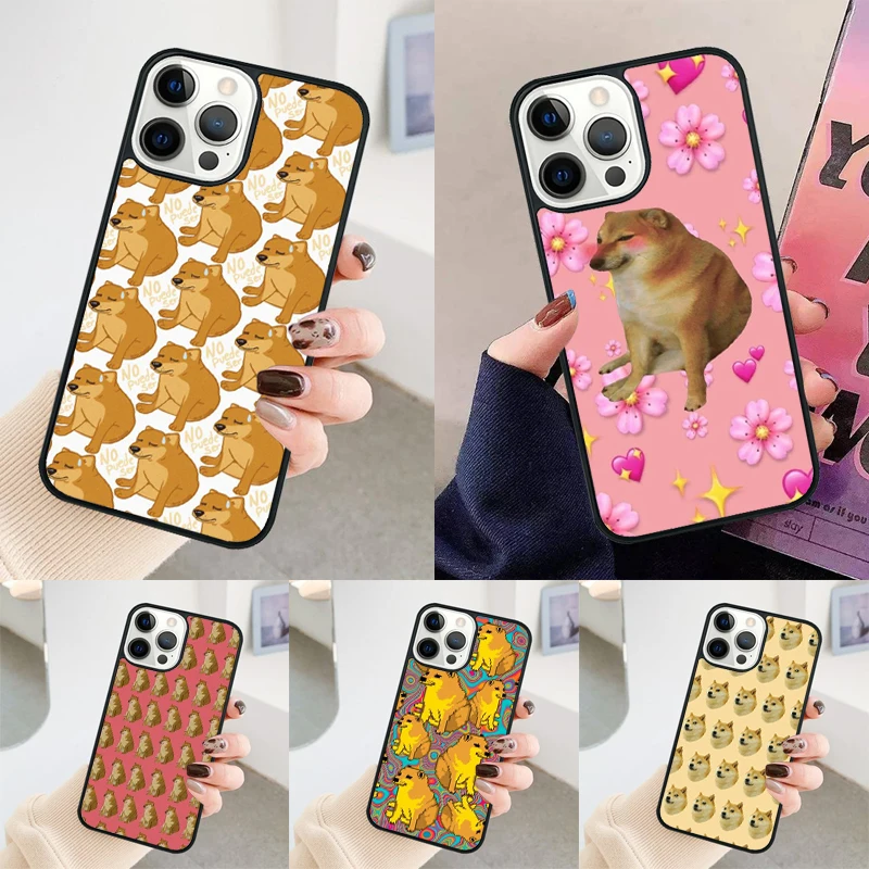 Animal Cute Dog Akita Protective phone case Cover For iPhone 14 15 16 Pro Max SE For apple 11 12 13 Pro Max Mini 7 8 Plus