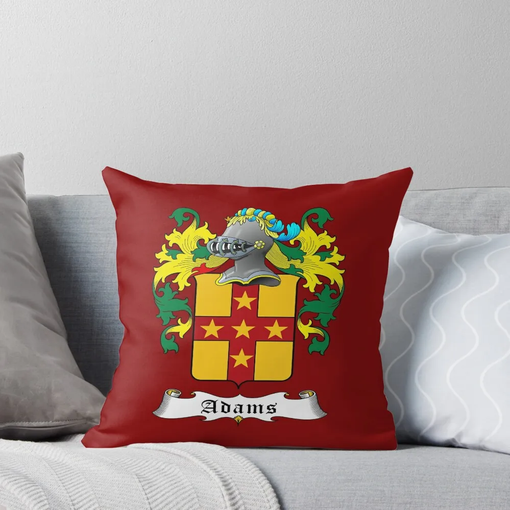 

ADAMS FAMILY CREST Throw Pillow Decorative pillowcase christmas decorations for home 2025 Sitting Cushion pillow