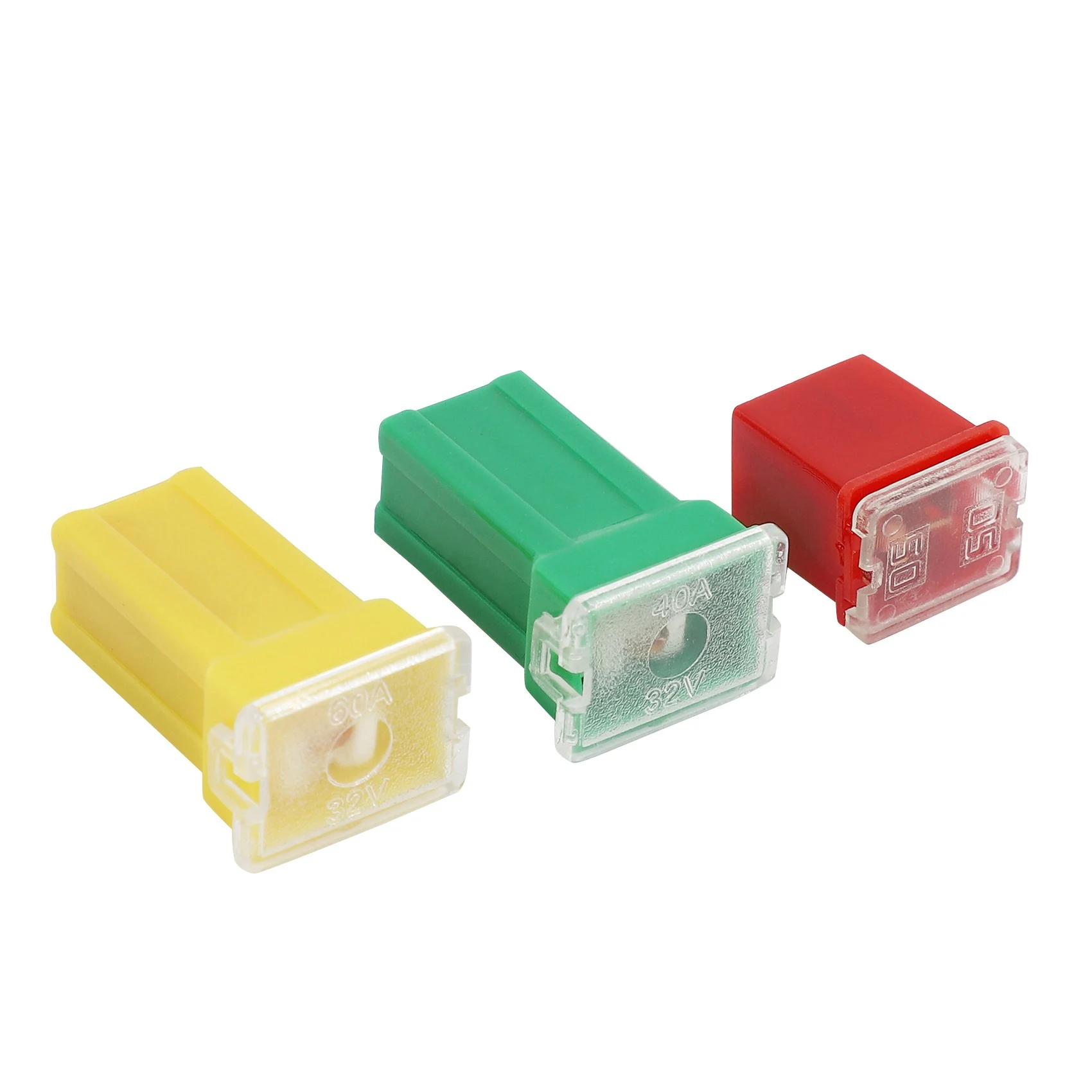 AS95-20 Pc fusible de coche FMX hembra Maxi surtido de fusibles bajo y pequeño/fusible surtido en forma de STD 20A 30A 40A 50A 60A