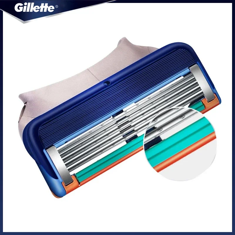 Gillette Fusion Series Razor Blades 5 Layers Replacement Beard Shaver Cutter Heads 4 PCS Blades For Gillette Fusion Shaver Razor