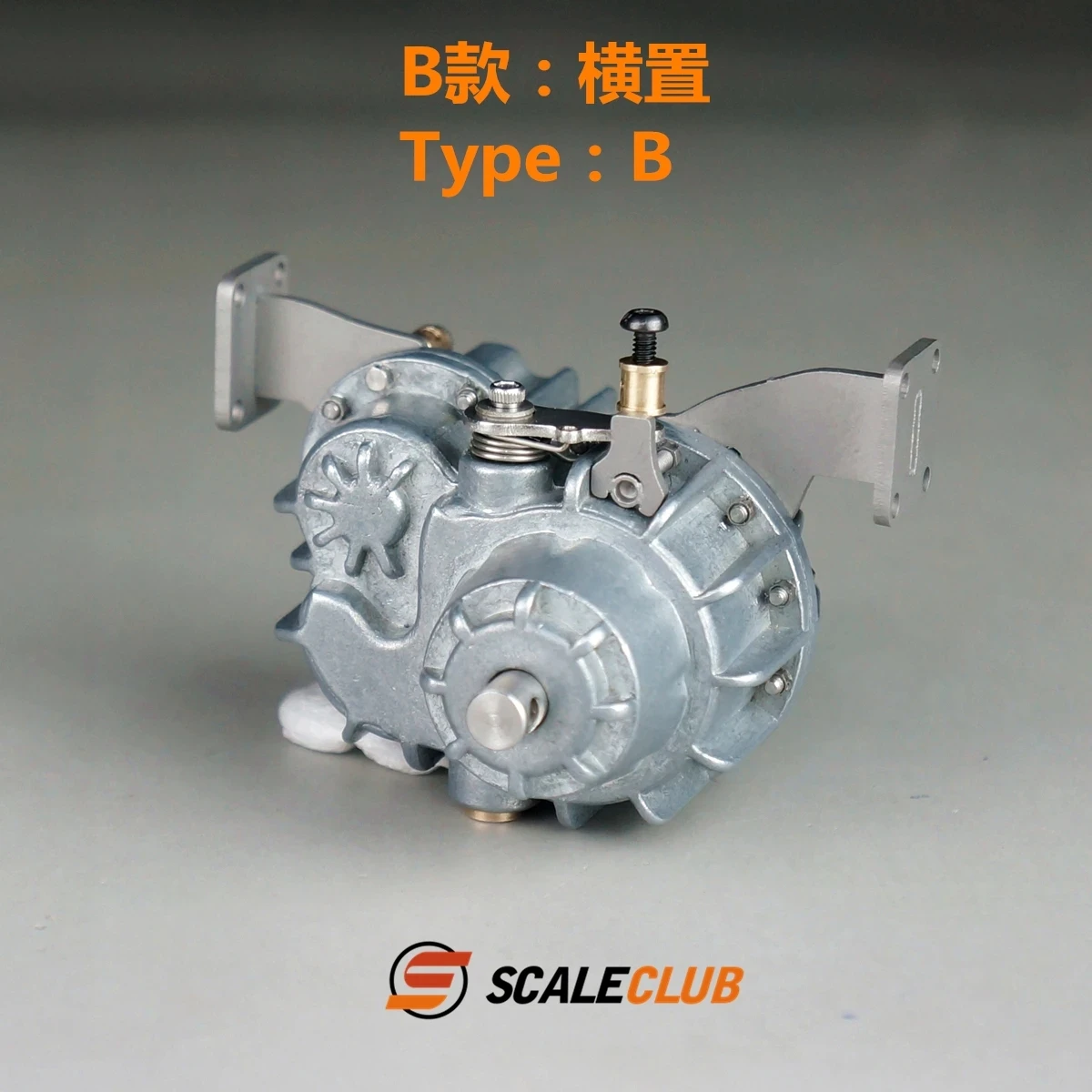 Scaleclub Model 1/14 Truck Mud Head Center Diff W Lock Transfer Case  For Tamiya  Scania 770S MAN Benz Volvo RC Trailer Tipper