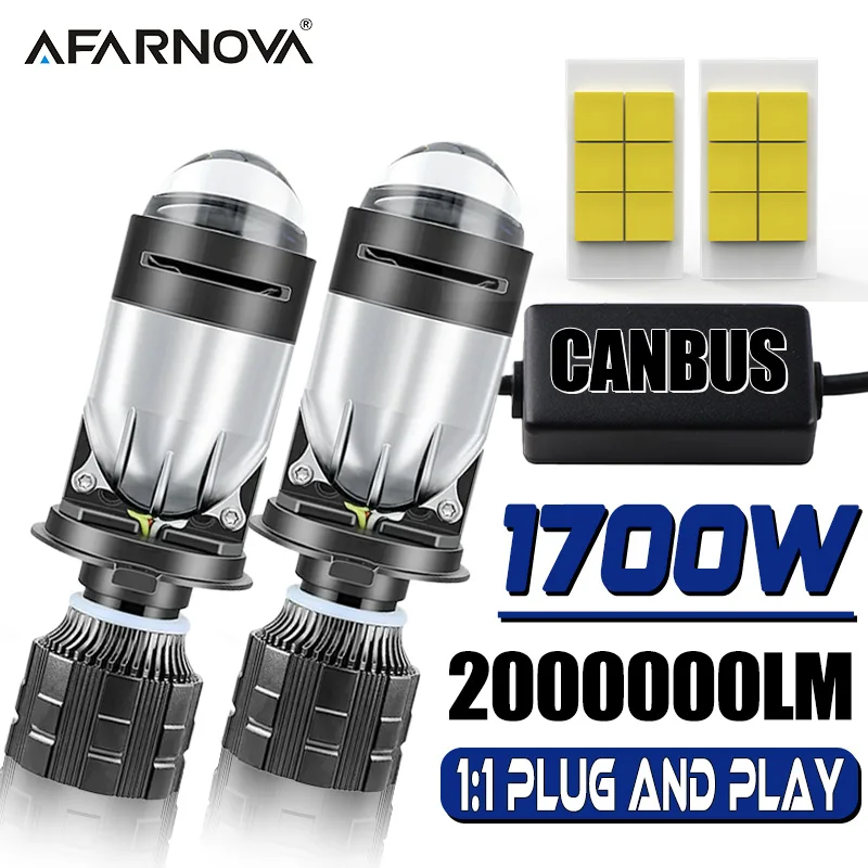 

Объектив проектора H4/9003/HB2 Светодиодные лампы для автомобильных фар Canbus 3000 Вт 35000000Lm Авто лампа H4 6000K Применяется к автомобилям/мотоцикле/грузовикам