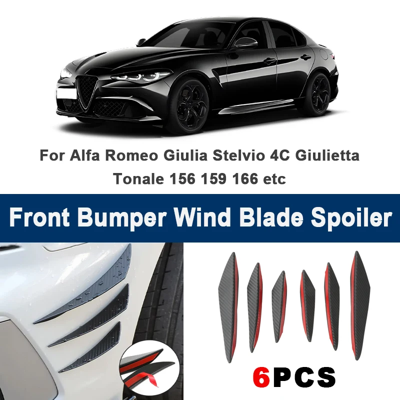 6Pcs Car Front Bump…