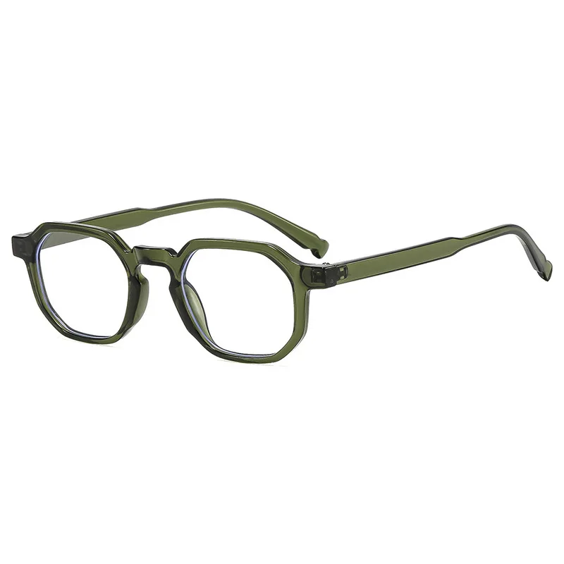 Irregular small frame glasses for men and women, Korean version, anti-blue light glasses