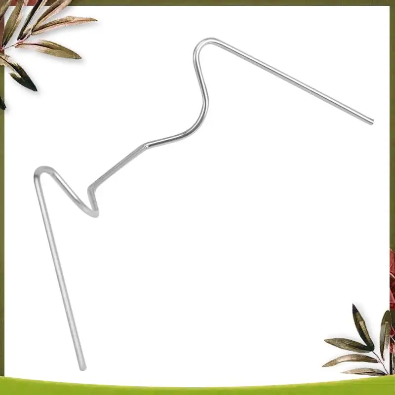 

Reliable-Greenhouse Glazing Clips, Stainless Steel W Type Clips Leaf Spring Clips For Greenhouse Glass House Twin-Hall Web 300PC