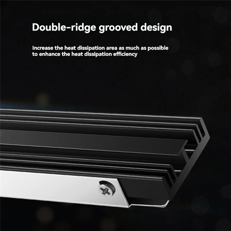 -AS58 M.2 SSD Cooling Cooler หม้อน้ํา M.2 NGFF NVME 2280 SSD ฮีทซิงค์สําหรับ PS5 Desktop PC ฮีทซิงค์