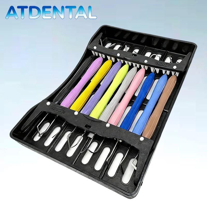 

Набор из 10 стоматологических шпателей – высококачественные инструменты для работы с композитом и реставрации в эстетической стоматологии