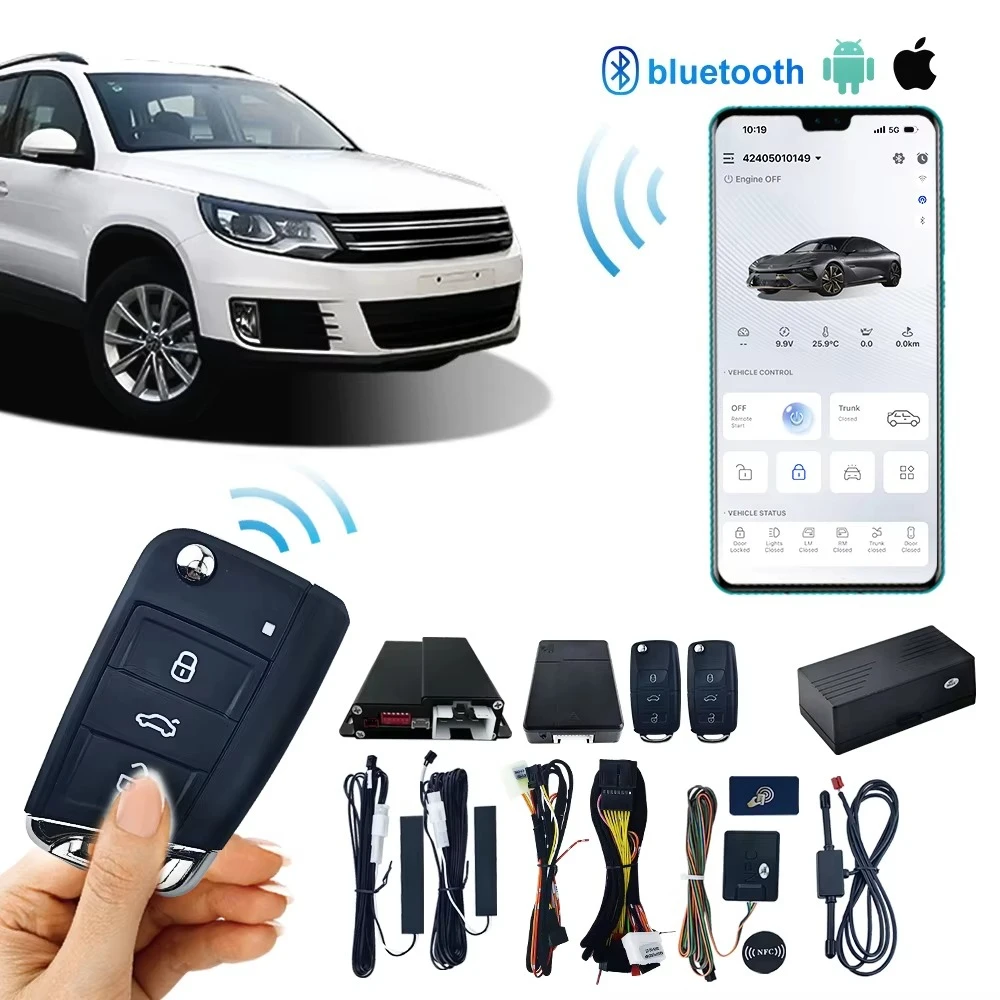 Good Quality Plug and Play Smart Key Remote Start and App Control for  15-22 Easy Keyless Entry