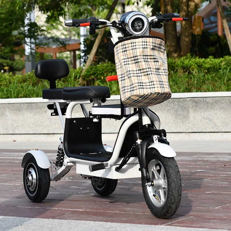 New Electric Tricycle Household Small Mini Electric Bicycle Pick Up And Drop Off Children Elderly Adult Lightweight Electric Car