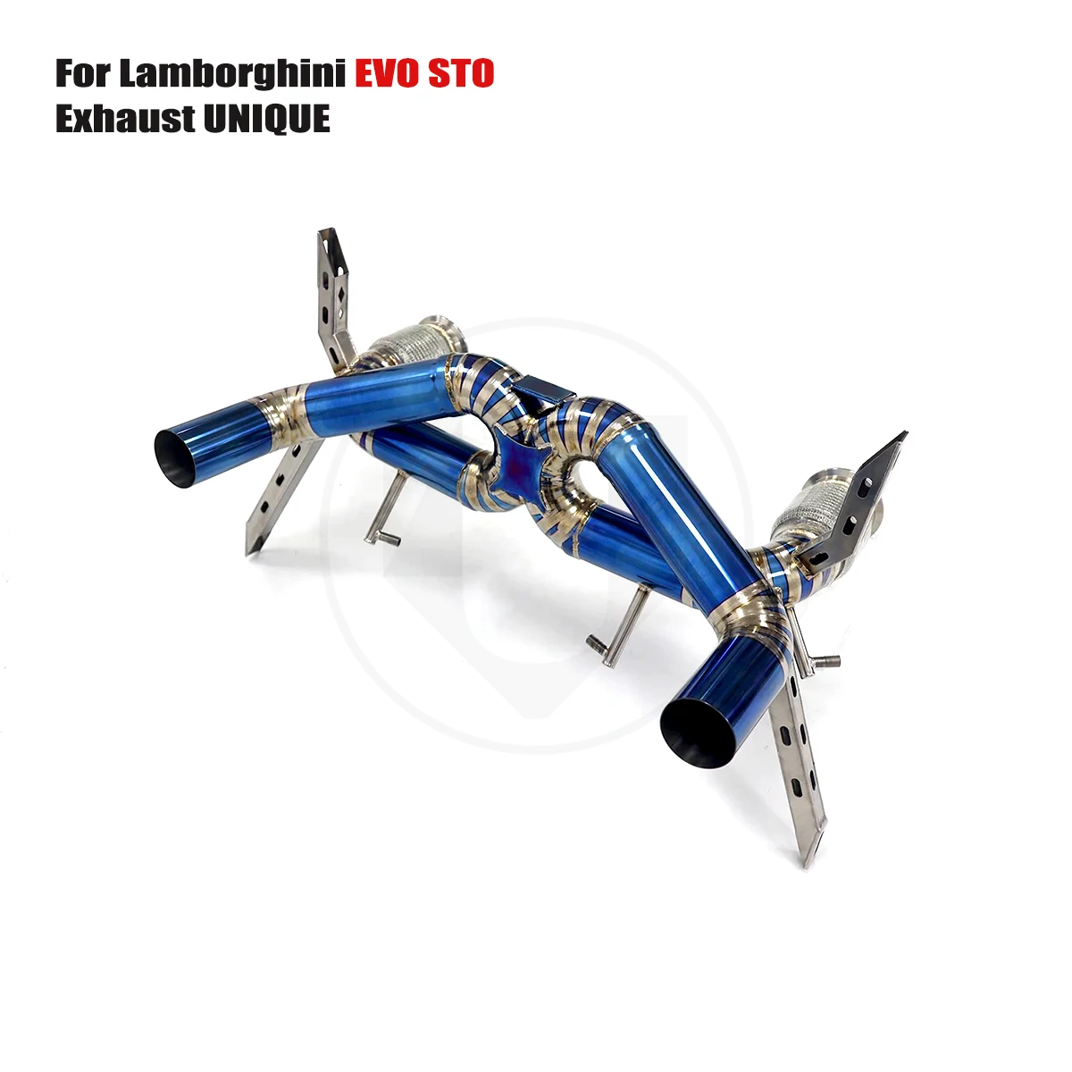 

UNIQUE For 2018-2023 Lamborghini EVO STO V10 5.2L performance titanium exhaust system TC4 titanium alloy exhaust muffler