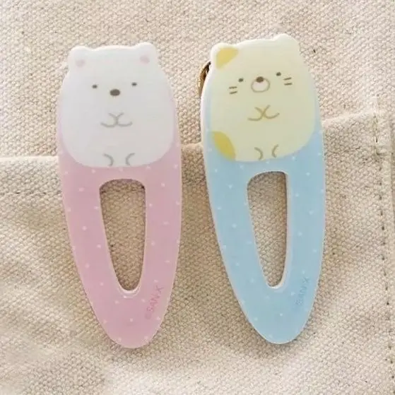 Kawaii Sumikko Gurashi Side Hair Clips Lovely Bang Barrettes Trendy Daily Headwear Matching Gift For Bestie Christmas Present view 6