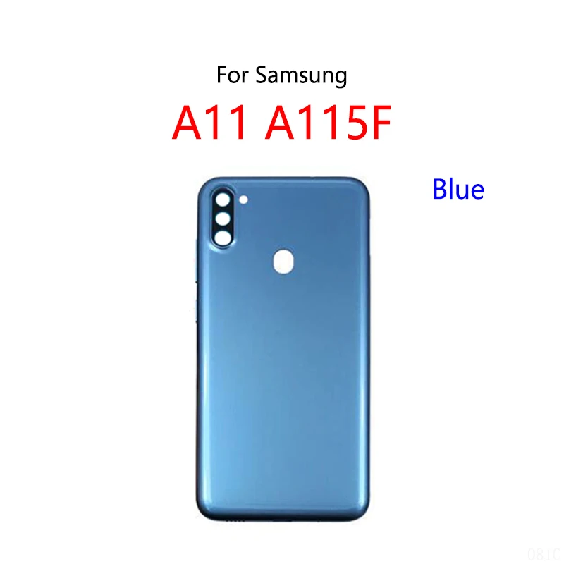 Battery Back Cover For Samsung Galaxy A11 A115F Glass Panel Housing Battery Cover Rear Case