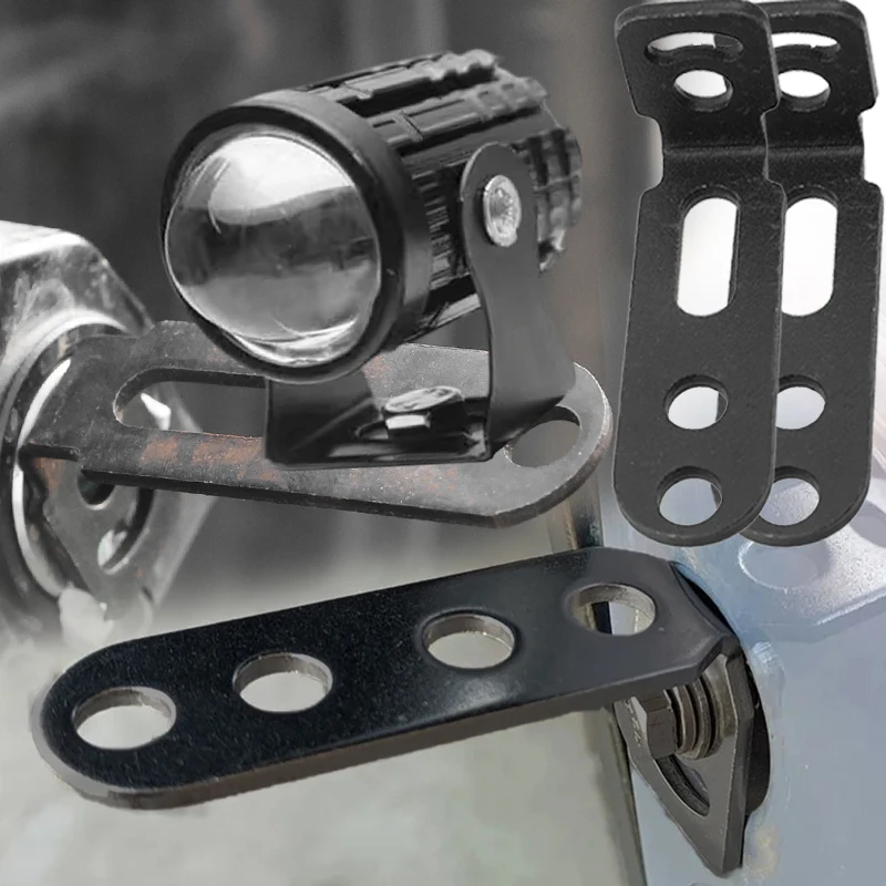 Motorrad L Halterung Carbon Stahl Heavy Duty Halterung LED Licht Kotflügel Spiegel L Form Mount Kit für Honda Yamaha Modifikation Dekor