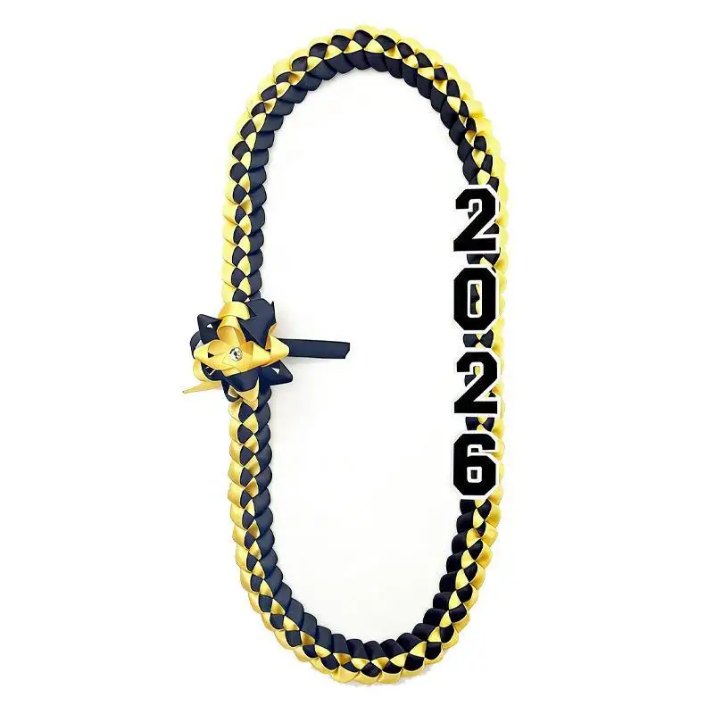 

2026 Handmade Braided Graduation Lei Ribbons Perfect For High School College Graduation Ceremony