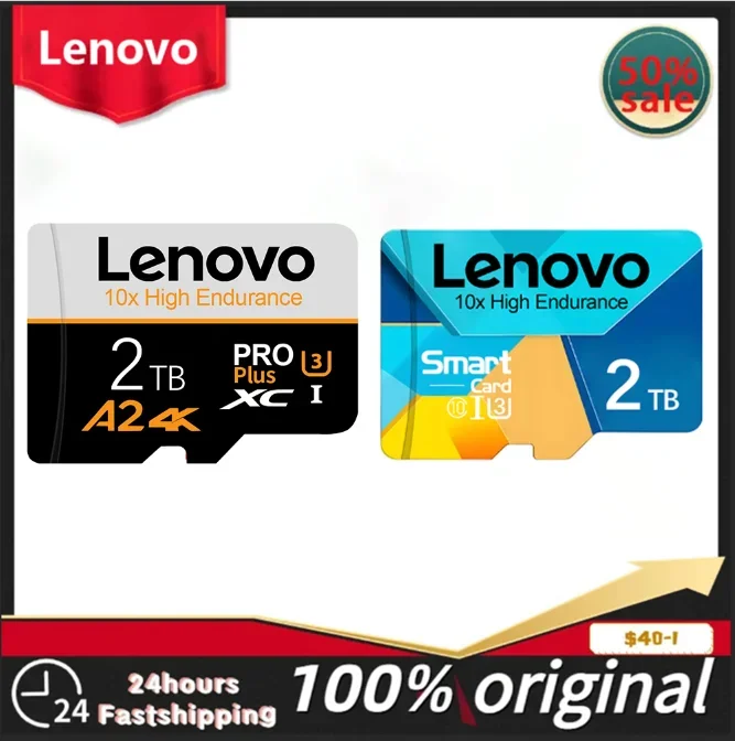 Lenovo Class 10 Micro TF SD Card High Capacity SD Memory Card 1TB 512GB 256GB 128GB Portable SD Card For Nintendo Switch Ps4