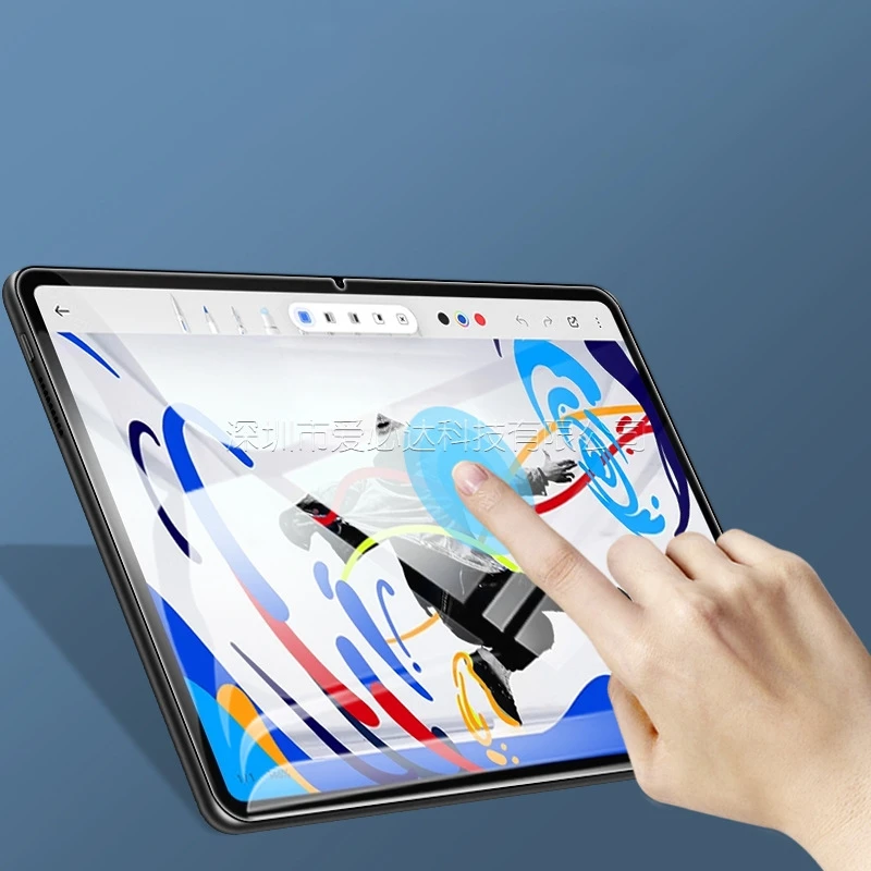 ฟิล์มป้องกันหน้าจอกระจกแท็บเล็ตแบบพรีเมี่ยมสำหรับ Xiaomi Pad 6S Pro 12.4นิ้วอุปกรณ์ป้องกันหน้าจอ2024