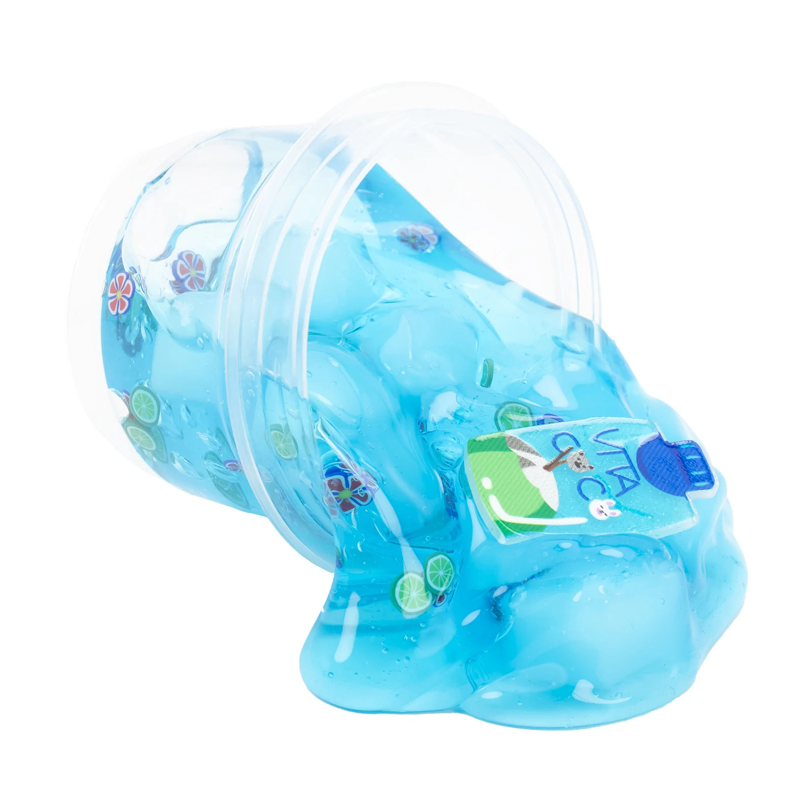 100 ml klares, knuspriges Schleim-Set, weiche Wassermelone, dehnbar, nicht klebrig, DIY-Kristallschlamm, Spielzeug, Charms, Schleim, Partygeschenke, Weihnachtsgeschenke