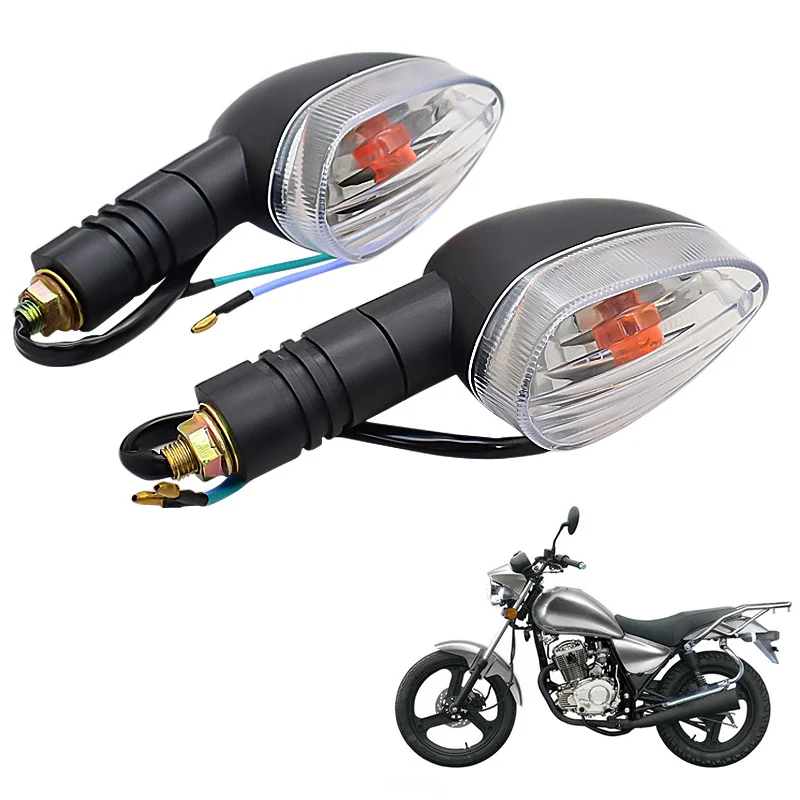 

1 Pair Motorcycle Front And Rear Turn Signal Light For HAOJIANG HJ125-3A HJ125-3B HJ150-3A HJ150-3B Replacement Parts