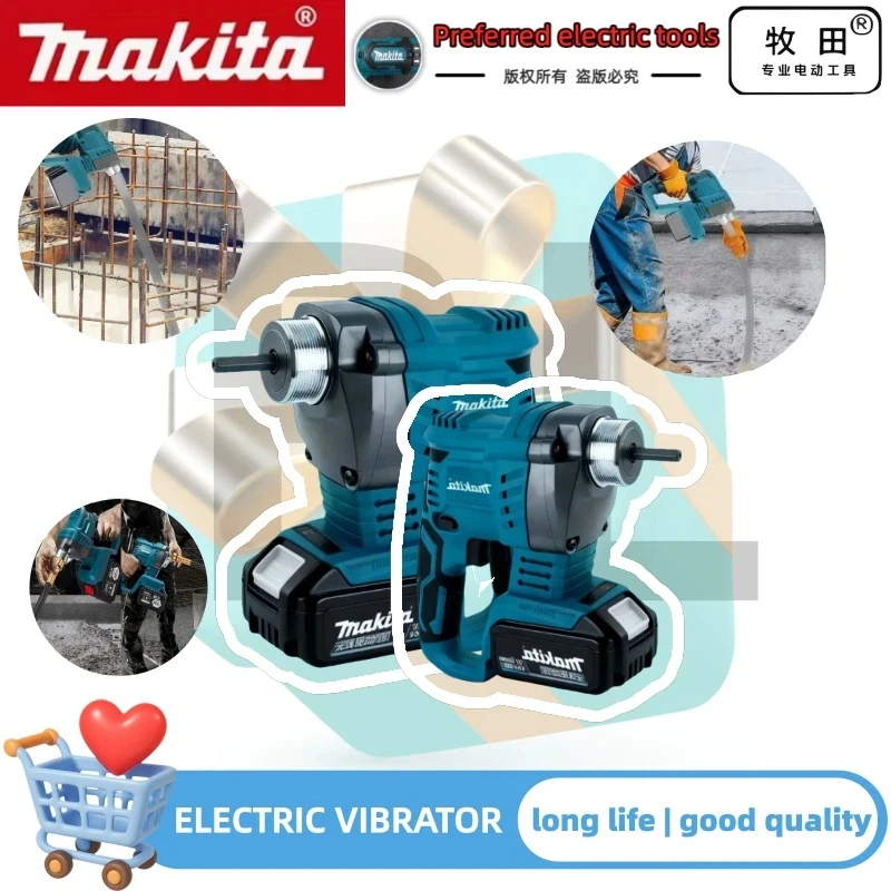 makita-vibrator-concrete-concrete-high-power-mixing-cordless-electric-compactor-concrete-brushless-power-tool-for-20v-battery