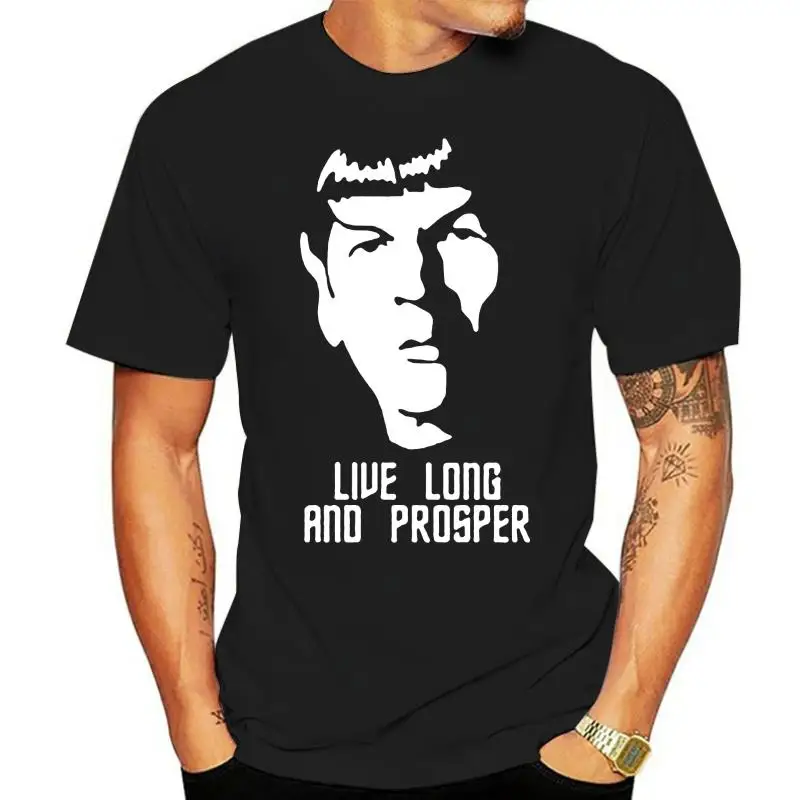 Spock Star Treks Leonard Nimoy Live Long And Prosper Tshirt T-Shirt Nerd T Shirt