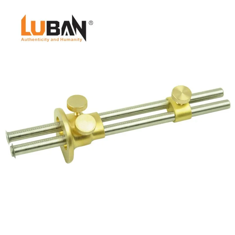 Qiangsheng Luban Dual Marking Gauge, Mortise Gauge Wheel 150mm 6in Long, Fine Woodworking