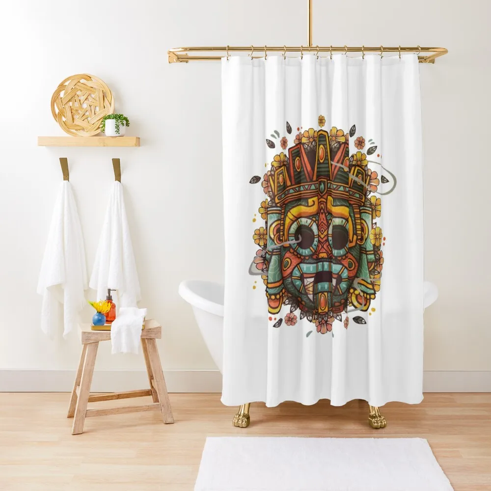 

Tlaloc theAztec Rain God Shower Curtain Bathroom And Shower Products Bathroom Decor Shower Set For Bathroom Set Curtain