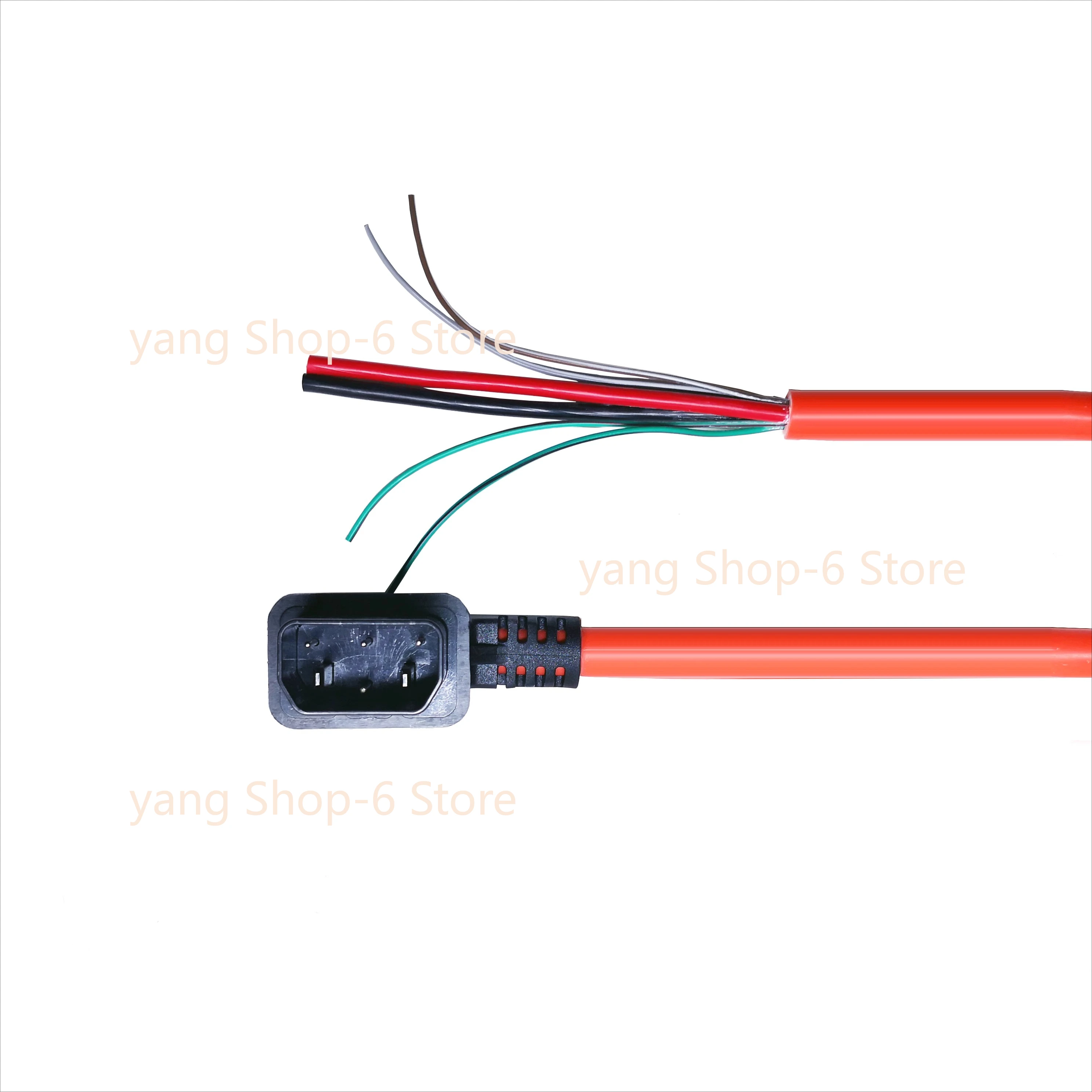 Motorcycle Lithium Battery Connector Charger Socket Line Circular Line Square Line For Super Soco TC TS Tsx Cu